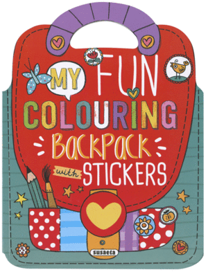 MY FUN COLOURING BACKPACK STICKER VERDE S3414001