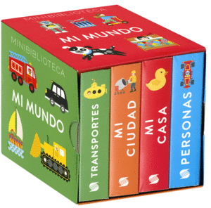 MINIBIBLIOTECA MI MUNDO  CARTONE