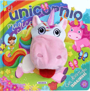 EL UNICORNIO MAGICO   CON MANOPLA  CARTONE