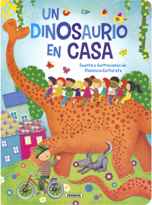 UN DINOSAURIO EN CASA  CARTONE