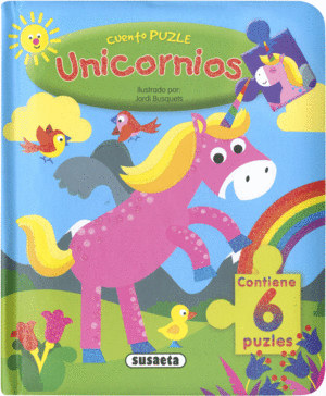 UNICORNIOS    CUENTO PUZLE  CARTONE