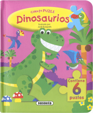 DINOSAURIOS  CUENTO PUZLE CARTONE