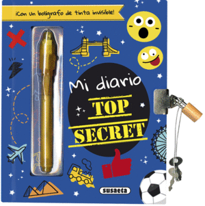 MI DIARIO TOP SECRET AZUL