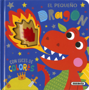 EL PEQUEO DRAGN   CON LUCES COLORES   CARTONE