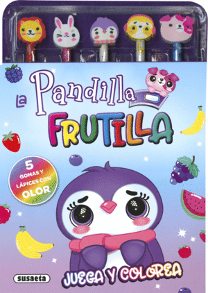 LA PANDILLA FRUTILLA  JUEGA COLOREA