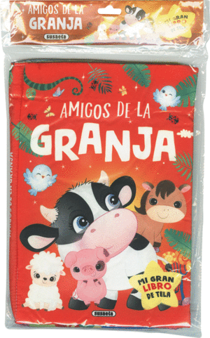 AMIGOS DE LA GRANJA   MI GRAN LIBRO DE TELA