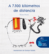 A 7.500 KILOMETROS DE DISTANCIA  LETRA IMPRENTA