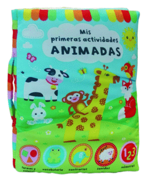 MIS PRIMERAS ACTIVIDADES ANIMADAS  LIBRO TELA