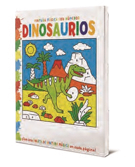 PINTURA MAGICA CON NMEROS: DINOSAURIOS