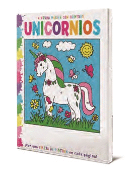 PINTURA MAGICA CON NMEROS: UNICORNIOS