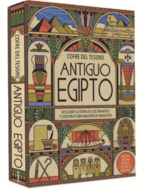 ANTIGUO EGIPTO  COFRE DEL TESORO +MAQUETAS