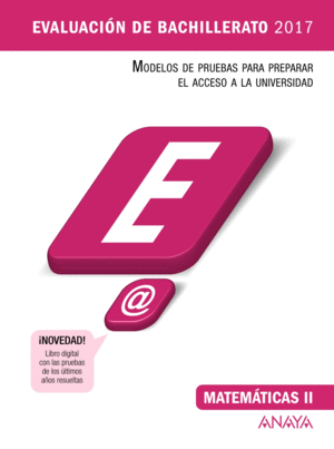 MATEM�TICAS II.EVALUACION BACHILLERATO 2017