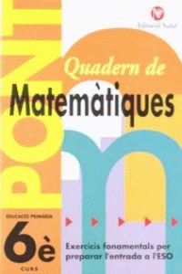 QUAD MATEMATIQUES 6 CURS PONT