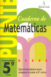 CUAD MATEMATICAS 5 CURSO PUENTE