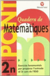QUADERN  MATEMATIQUES 2 ESO  CURS PONT