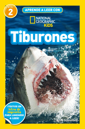 APRENDE A LEER CON NATIONAL GEOGRAPHIC  TIBURONES