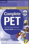 CAMBRIDGE ENGLISH COMPLETE PET STUDENT WITHOUT ANSWERS