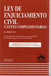 LEY DE ENJUICIAMIENTO CIVIL EDICIN 2012