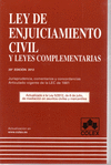 LEY DE ENJUICIAMIENTO CIVIL EDICI�N 2012