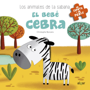 EL BEB� CEBRA   CUENTO+PUZLE   CARTONE