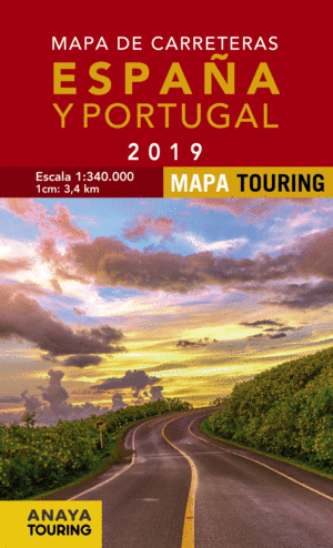 MAPA CARRETERAS DE ESPAA Y PORTUGAL 2019