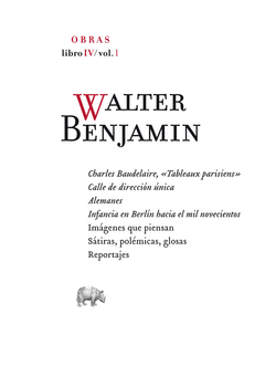 WALTER BENJAMIN LIBRO IV/VOL.1  TOMO 6