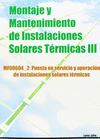MONTAJE Y MANTENIMIENTO INSTALACIONES SOLARES III