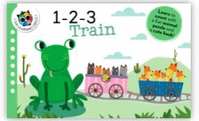 TREN 123     LIBRO+PUZLE