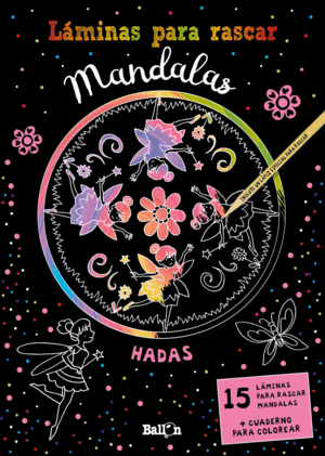 LMINAS PARA RASCAR MANDALAS - HADAS
