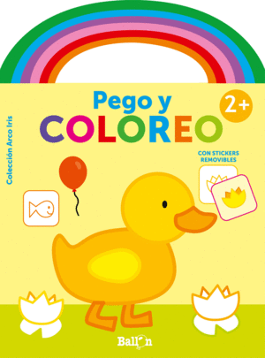 ARCO IRIS - PEGO Y COLOREO +2 PATO