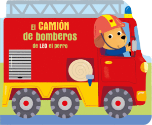 EL CAMIN DE BOMBEROS DE LEO EL PERRO  CARTONE