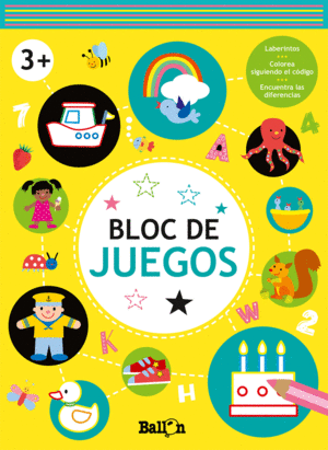 BLOC DE JUEGOS +3 AMARILLO