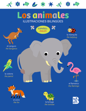 BILINGUES LOS ANIMALES   CARTONE