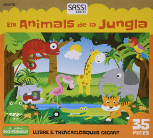 ANIMALS DE LA JUNGLA (LLIBRE & TRENCACLOSQUES GEGA