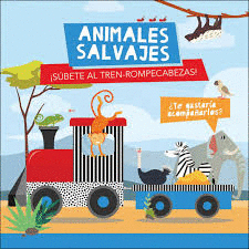 ANIMALES SALVAJES   PUZLE TREN